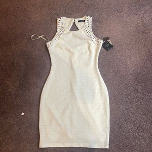 White Guess dress size six with tags